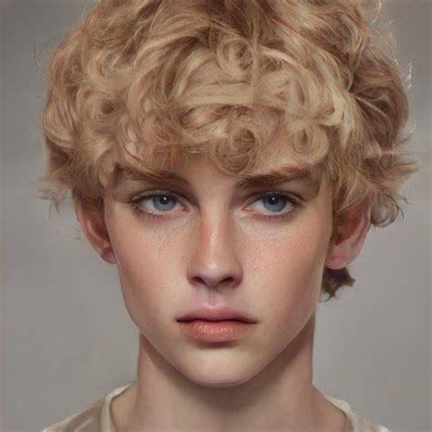 Image From Artbreeder Blonde Hair Boy Character Portraits Artistic