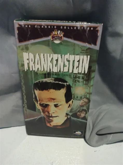 Frankenstein Vhs Boris Karloff Restored Version Classic Tested