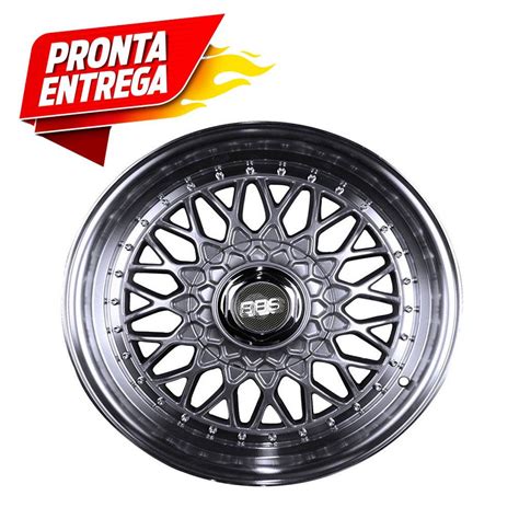 Kit Rodas Aro X Esportiva Bbs X Diam Prata Zk Submarino