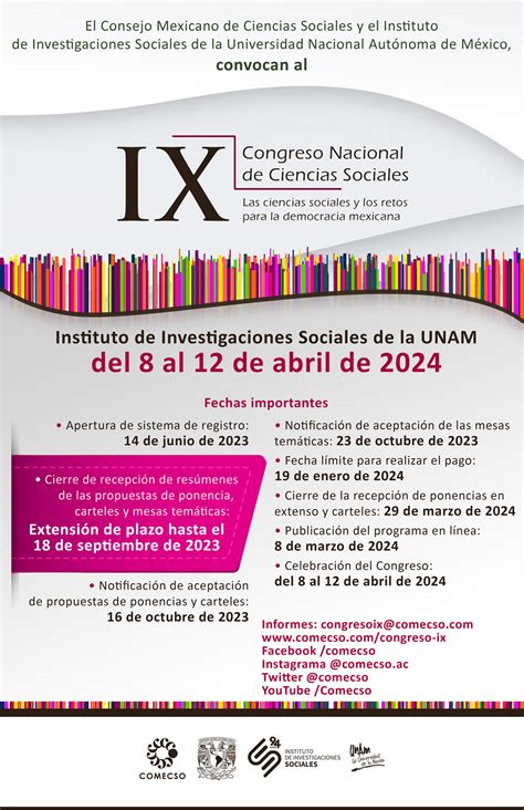 Convocatoria Al Ix Congreso Nacional De Ciencias Sociales Comecso