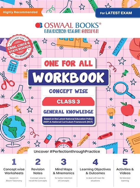 Oswaal One For All Workbook Concept Wise Class 3 General Knowledge For Latest Exam Oswaal