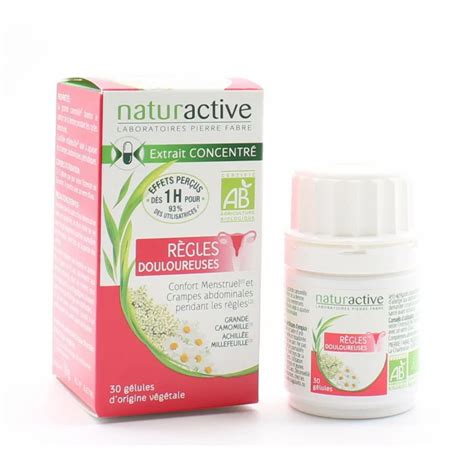 Naturactive Règles Douloureuses Bio 30 gélules Univers Pharmacie