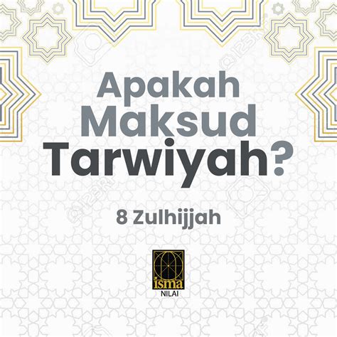 apakah maksud tarwiyah