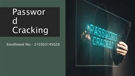 Cyber Securitypassword Cracking Presentationpptx