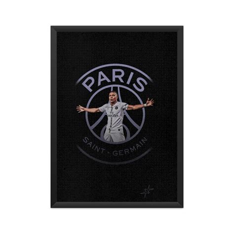 Mbappe Psg Poster Footballkitroom