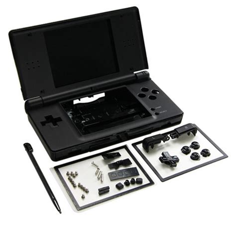 Black Full Repair Parts Replacement Housing Shell Case Kit For Nintendo