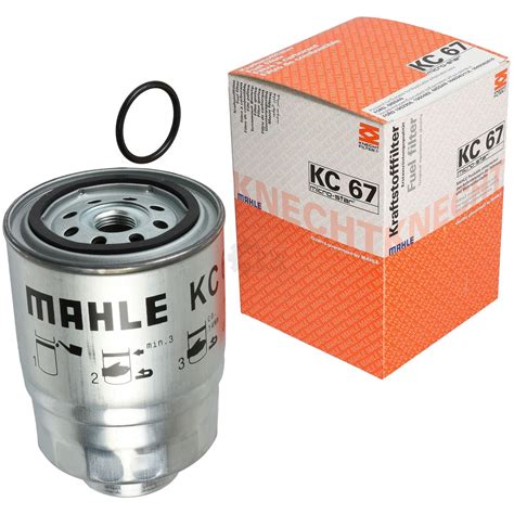 MAHLE KNECHT Kraftstofffilter KC 67 Luftfilter LX 2968 Ölfilter OX