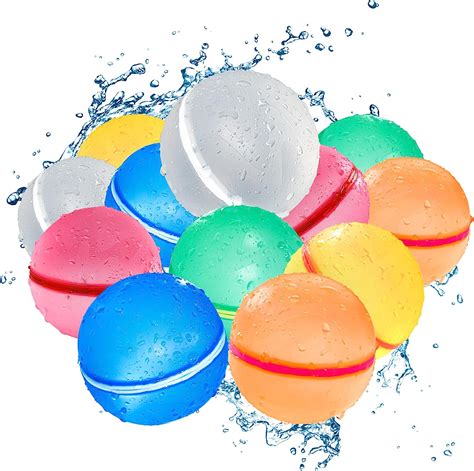 Soppycid Water Balloons Reusable Splash Ball Latex Free