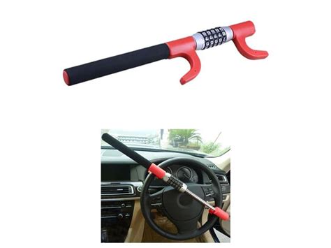 Buy Car Steering Wheel Password Keyless Anti Theft Lock Universal Steering Lock Handle Pakwheels