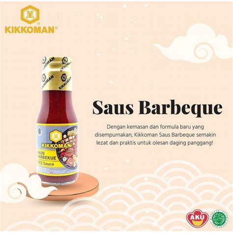 Jual KIKKOMAN BARBECUE SAUCE SAOS BBQ PANGGANG MARINASI DAGING HALAL