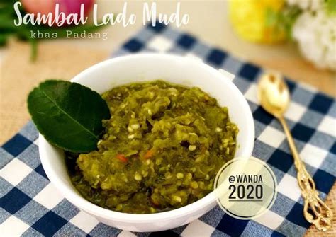 Resep Sambal Lado Mudo A K A Sambal Ijo Khas Padang Oleh Josephine