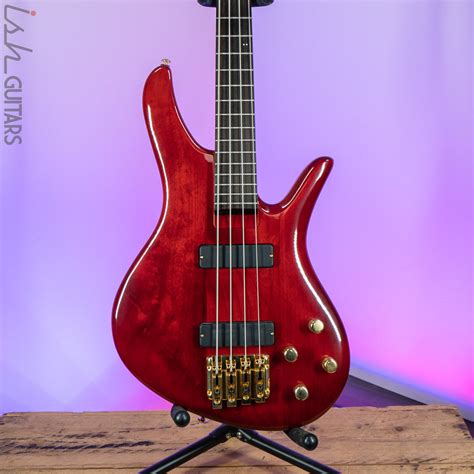 2000 Samick Bass Translucent Red Ish Guitars