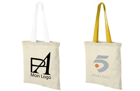 Tote bag avec anses colorés publicitaire personnalisé pas cher