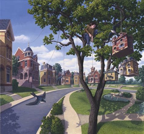 Exploring The Surreal World Of Rob Gonsalves Optical Illusions