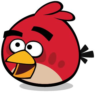 Angry Bird Red Smiling transparent PNG - StickPNG