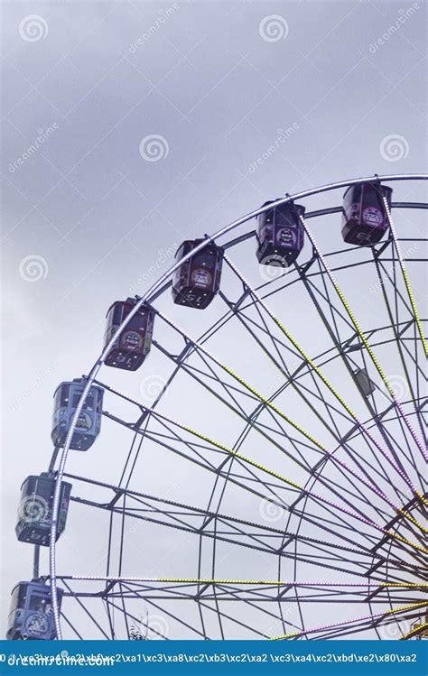 Colorful Ferris Wheels Editorial Photo CartoonDealer 271610955