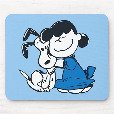 Lucy Hugging Snoopy Mouse Pad | Zazzle | Snoopy, Snoopy wallpaper, Snoopy pictures