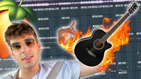 How To Make Trap Beats With Acoustic Guitar Making A Hard Melodic