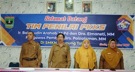 Kegiatan Penilaian Kinerja Kepala Sekolah PKKS SMK Negeri 1 Gunung