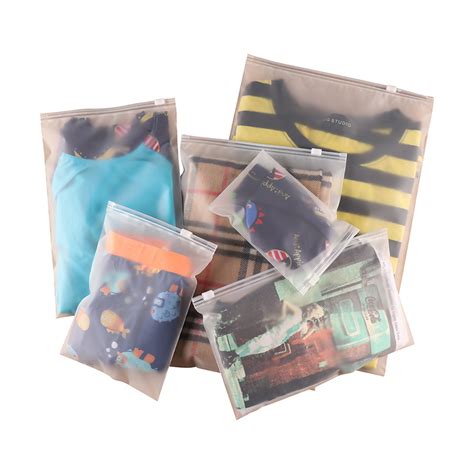 Custom Play Packaging Bag Pouch T Shirt Bags Plastic Slider Ziplock