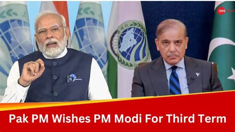 Pakistan Prime Minister Shehbaz Sharif Congratulates Narendra Modi On