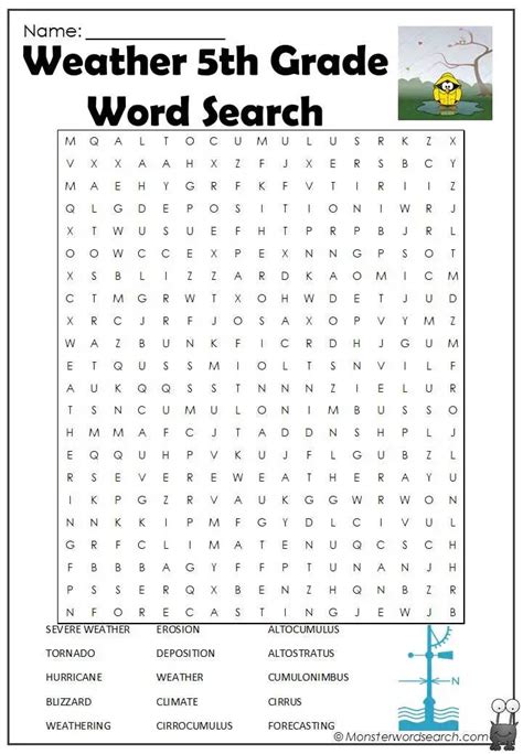 Th Grade Science Word Search