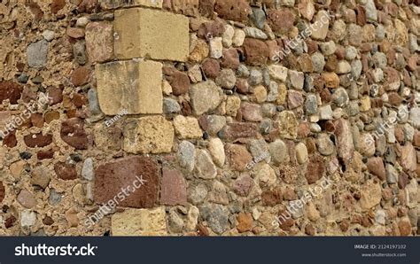 Stone Wall Corner Background Stock Photo 2124197102 Shutterstock