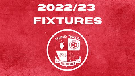 2022/23 SKY BET LEAGUE TWO FIXTURES ANNOUNCED - News - Crawley Town