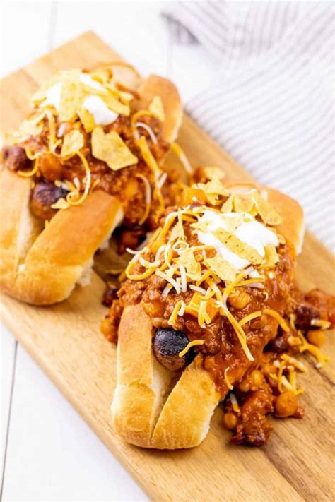 Fully Loaded Chili Dogs - Whipped It Up