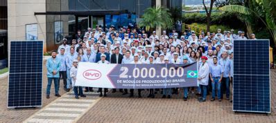 BYD factory in Brazil crosses 2 million milestone in module production | Solarbe Global