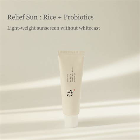 Beauty Of Joseon Relief Sun Rice Probiotics Spf Ml Skin