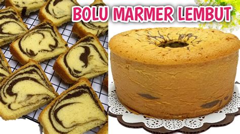 BOLU MARMER SUPER LEMBUT NGGAK SERET EMPUK RESEP BOLU MARMER ALL IN