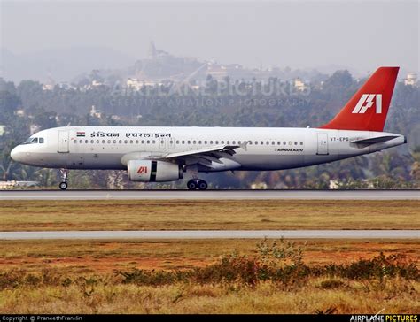 VT EPG Indian Airlines Airbus A320 At Bangalore Bengaluru Intl