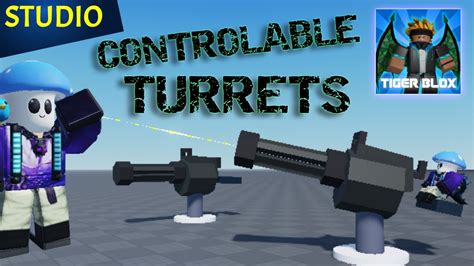 How To Make Controllable Turrets Roblox Studio Youtube