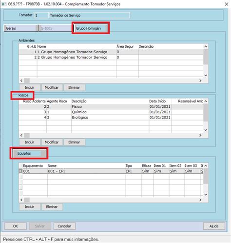 Rh Linha Datasul Esocial Sst S Tomador De Servi O Ambiente