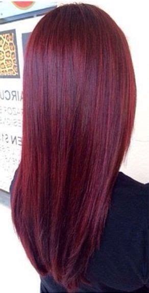 Cheveux Rouge Acajou Red Hair Color Burgundy Hair Hairstyle