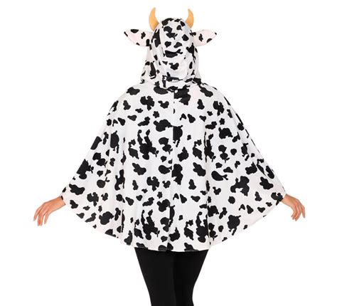 Disfraz O Poncho De Vaca Con Capucha Para Adulto Correos Market