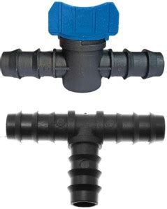 Nextgenagro Mm Tee Tap Cock Straight Pack Drip Connector Lateral