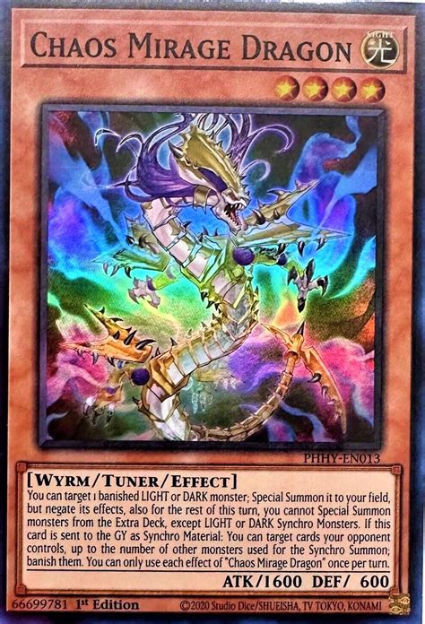 Chaos Mirage Dragon Phhy En013 Prices Yugioh Photon Hypernova