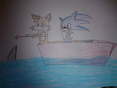 Sonic In Jaws Fanart By Shadknux64 On Deviantart