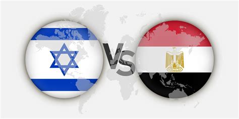 Israel Vs Egypt Flags Concept Vector Illustration 10422674 Vector Art At Vecteezy