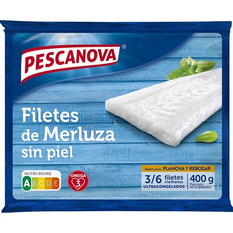 Filetes De Merluza Sin Piel Bolsa 400 G Neto Escurrido PESCANOVA