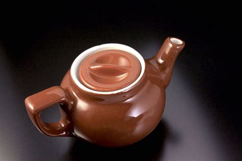 Hall Teapot Brown Boston Shape Individual 1 Cup Boston Shape