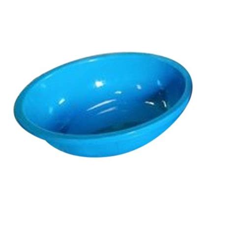 Round Blue Liter Plastic Ghamela Size Inch Dia At Rs Piece