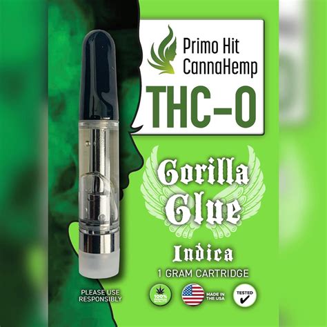 Primo Hit Cannahemp Co ® Primo Hit Gorilla Glue Thc O Vape Cartridges Indica Leafly