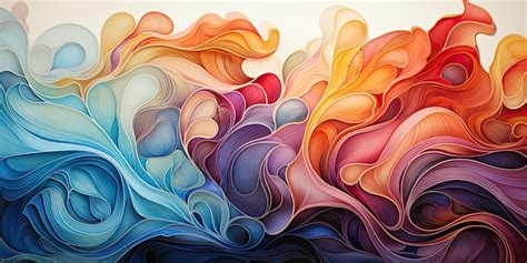 Premium AI Image | a colorful swirly art