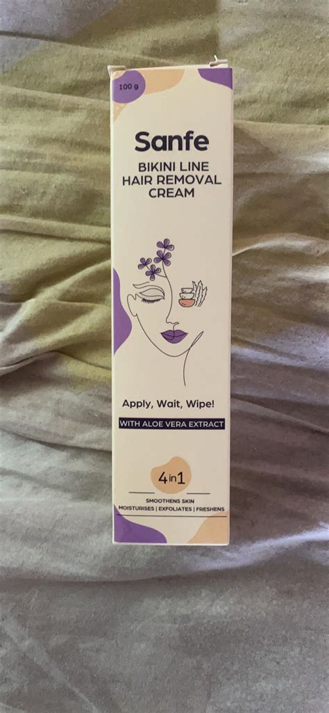 Buy Sanfe Bikini Line Hair Removal Cream WIth Aloe Vera Extract Perfect For Legs Underarms