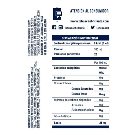 Refresco Tehuacán Brillante sabor toronja 2 l Bodega Aurrera Despensa