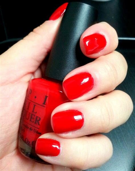 Opi Bright Red Nail Polish