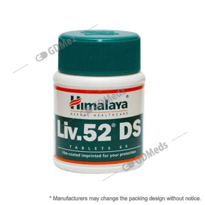 Himalaya Liv 52 DS 60 Tablets GDMedz